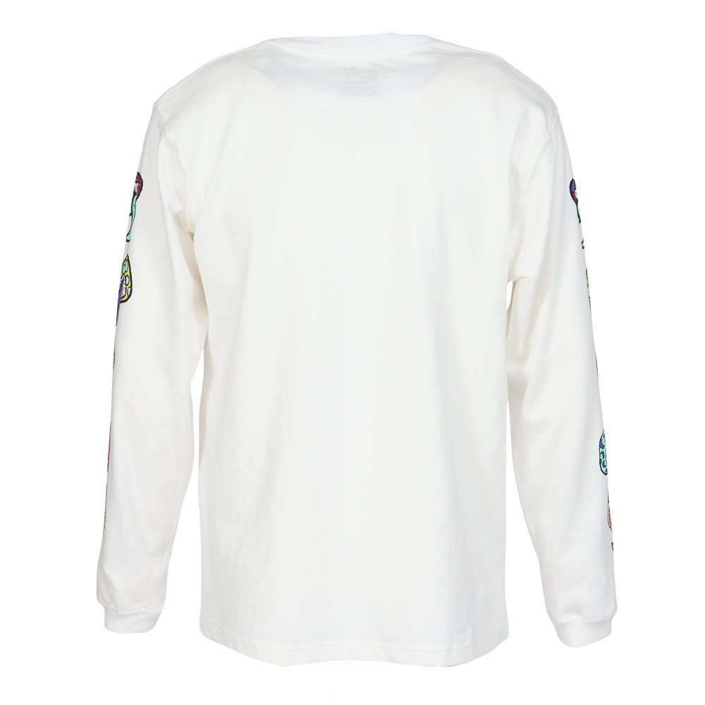 ゴースローキャラバン（GOSLOWCARAVAN）（メンズ）USA/C Hi!PSY!キノコ 長袖Tシャツ 351903 WHT