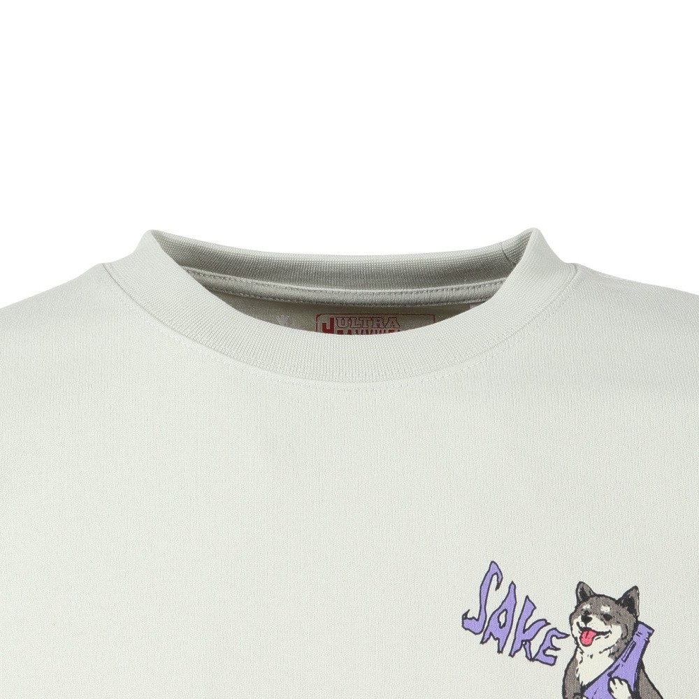 ゴースローキャラバン（GOSLOWCARAVAN）（メンズ、レディース）柴犬と晩酌 長袖Tシャツ 351907 GRY