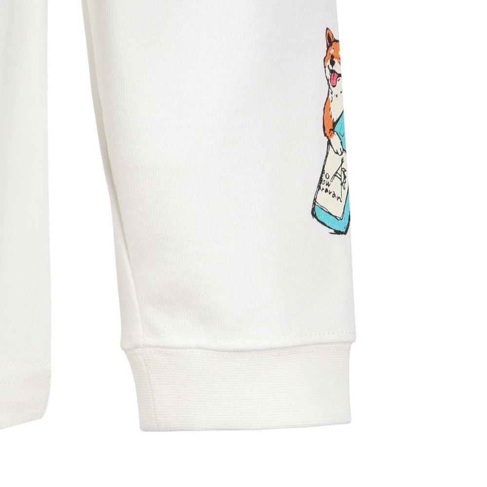 ゴースローキャラバン（GOSLOWCARAVAN）（メンズ、レディース）柴犬と晩酌 長袖Tシャツ 351907 WHT