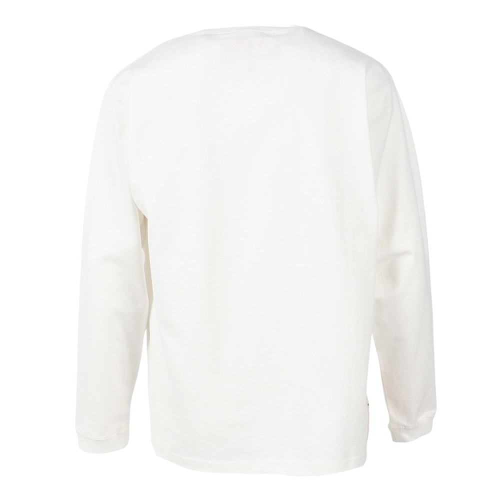 ゴースローキャラバン（GOSLOWCARAVAN）（メンズ、レディース）ナポリタン猫 長袖Tシャツ 351909 WHT