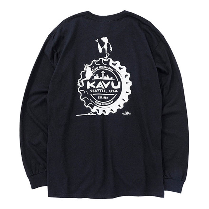 KAVU（KAVU）（メンズ）ロングスリーブ クラウンフロッグTシャツ 19822330