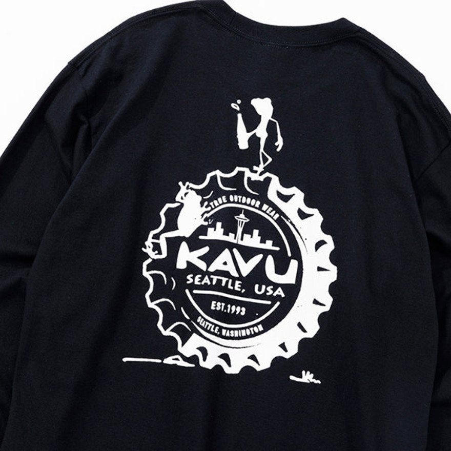 KAVU（KAVU）（メンズ）ロングスリーブ クラウンフロッグTシャツ 19822330