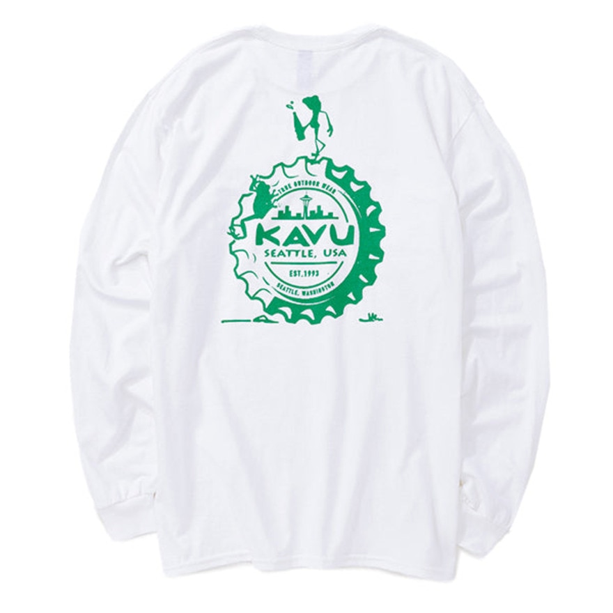 カブー（KAVU）（メンズ）ロングスリーブ クラウンフロッグTシャツ 19822330