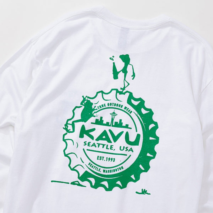 カブー（KAVU）（メンズ）ロングスリーブ クラウンフロッグTシャツ 19822330