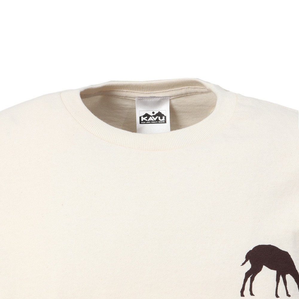 KAVU（KAVU）（メンズ）ロングスリーブディア Tシャツ 19822331ナチュラル