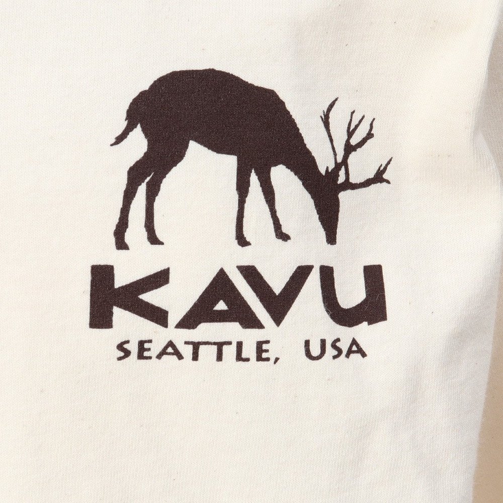 KAVU（KAVU）（メンズ）ロングスリーブディア Tシャツ 19822331ナチュラル