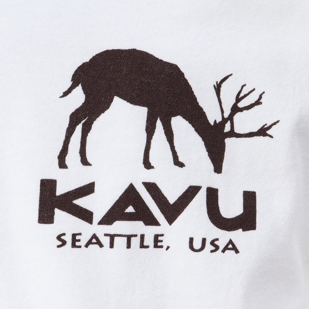KAVU（KAVU）（メンズ）ロングスリーブディア Tシャツ 19822331ホワイト