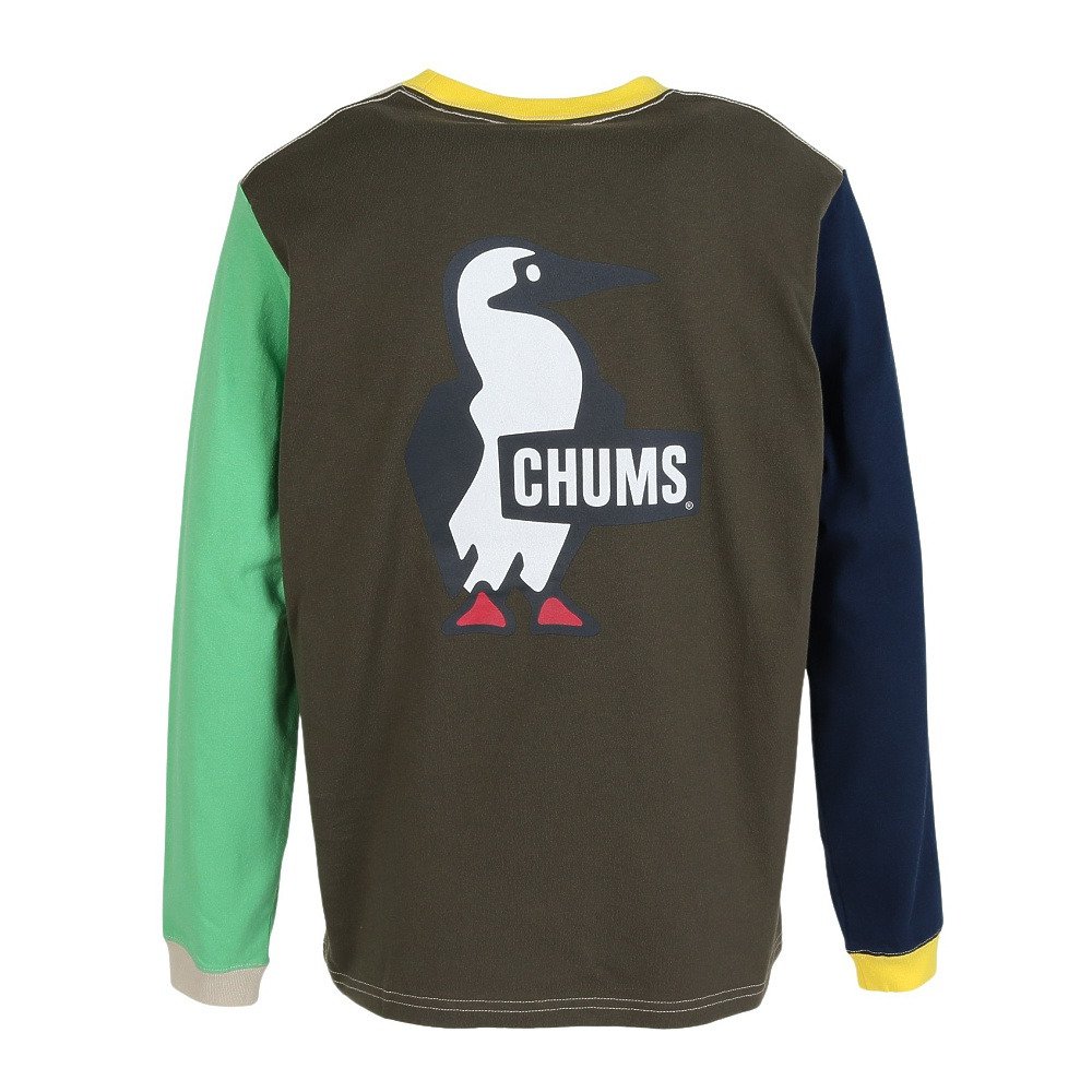 チャムス（CHUMS）（メンズ）長袖 ブービー ロゴ ロングスリーブ Tシャツ CH01-2727-C086