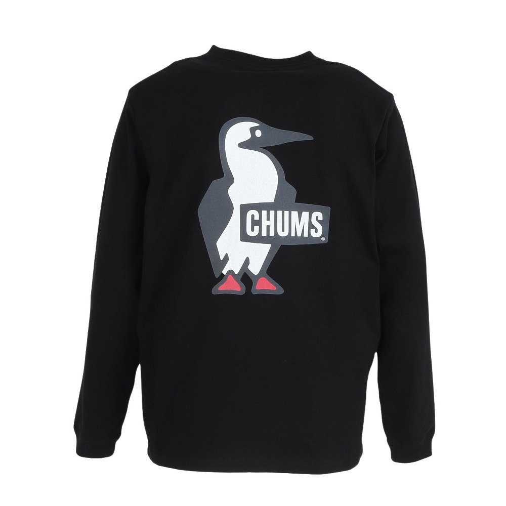 チャムス（CHUMS）（メンズ）ブービー ロゴ ロングスリーブTシャツ CH01-2727-K001