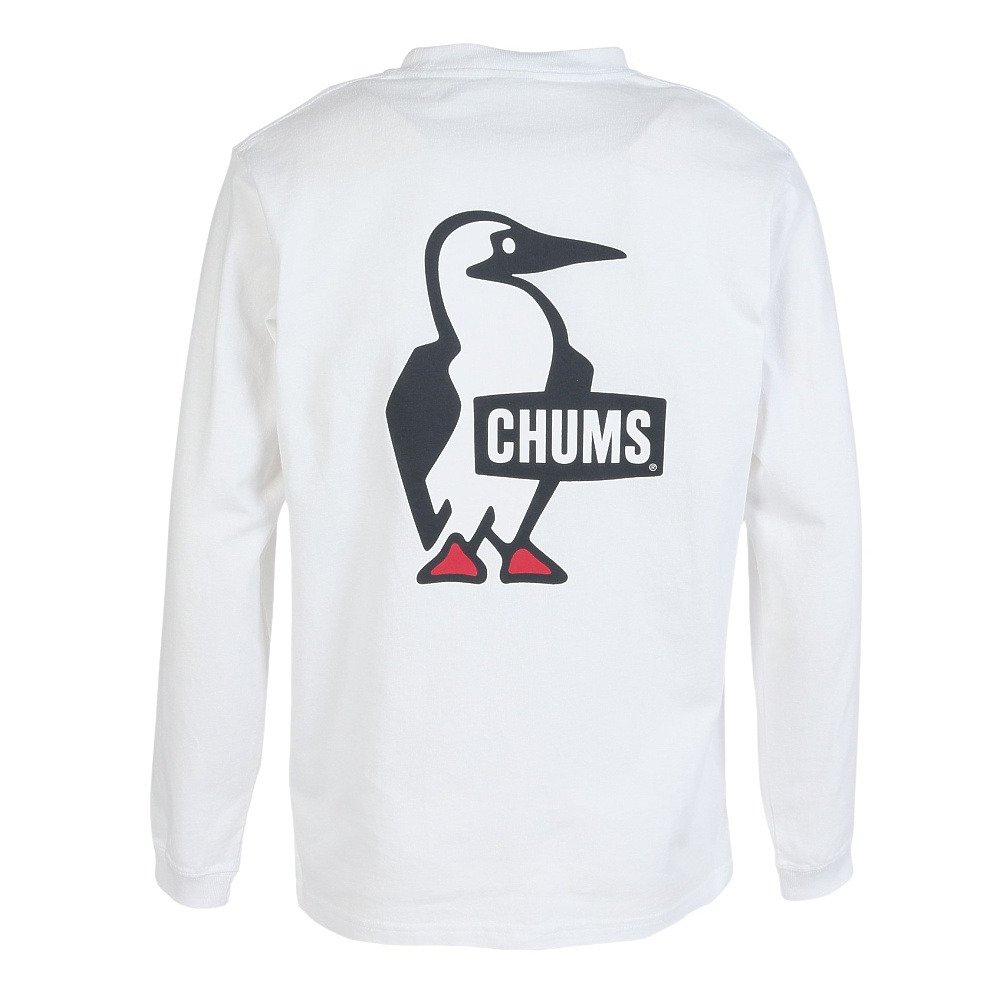 チャムス（CHUMS）（メンズ）ブービー ロゴ ロングスリーブTシャツ CH01-2727-W001