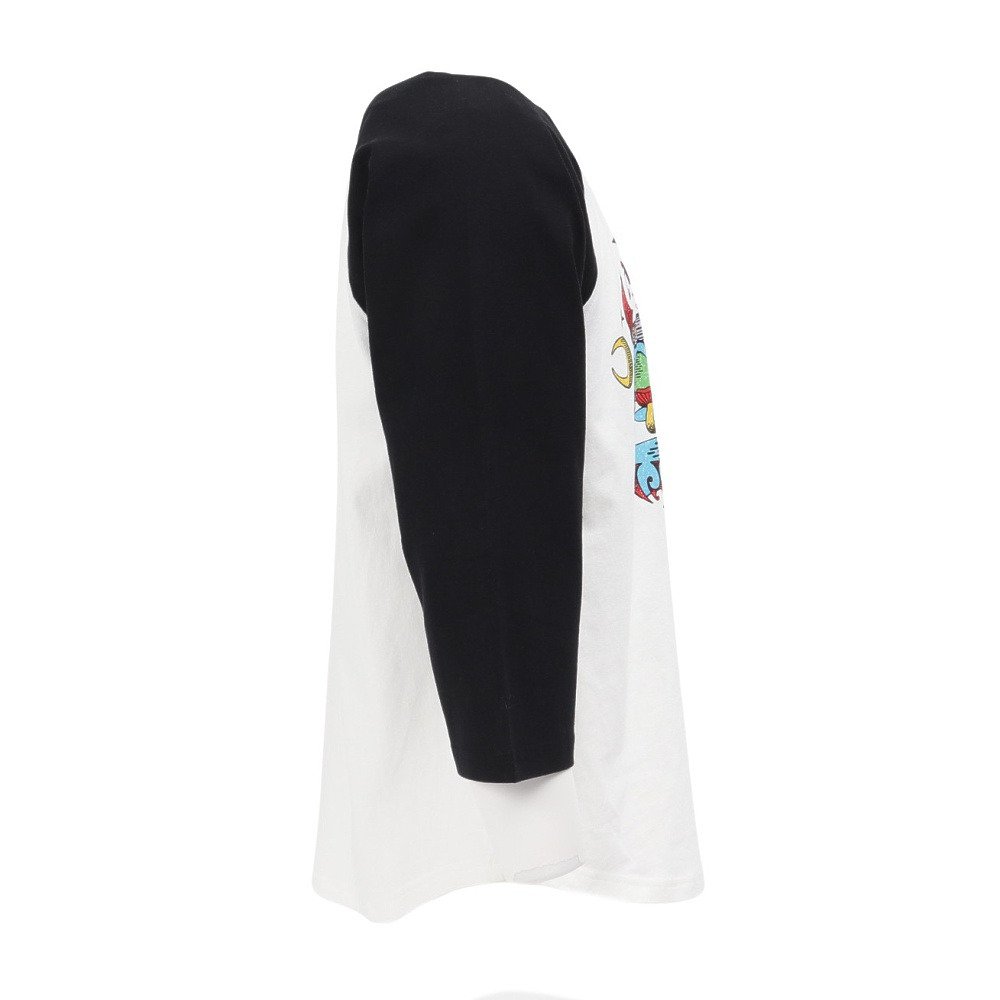 ゴースローキャラバン（GOSLOWCARAVAN）（メンズ）USAコットン gscWORLD 8分袖 ベースボール Tシャツ 361906 BLK