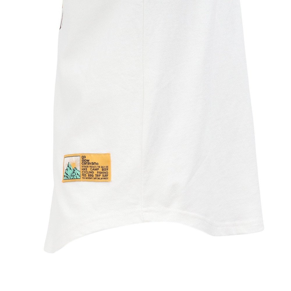 ゴースローキャラバン（GOSLOWCARAVAN）（メンズ）USAコットン gscWORLD 8分袖 ベースボール Tシャツ 361906 BLK
