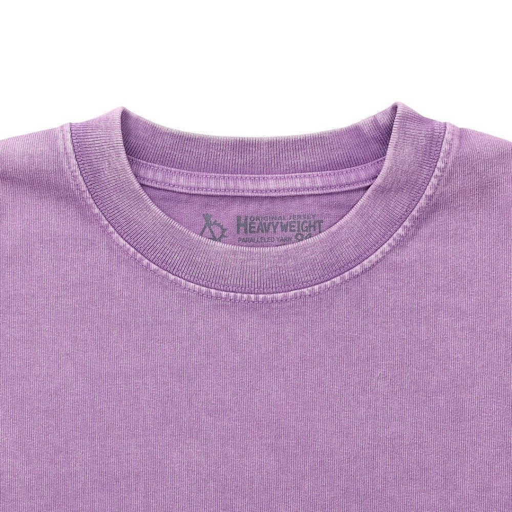 ゴースローキャラバン（GOSLOWCARAVAN）（メンズ）三本引き揃え ヘビー天竺 ケミカル ワイド9分丈 半袖Tシャツ 362608 PPL