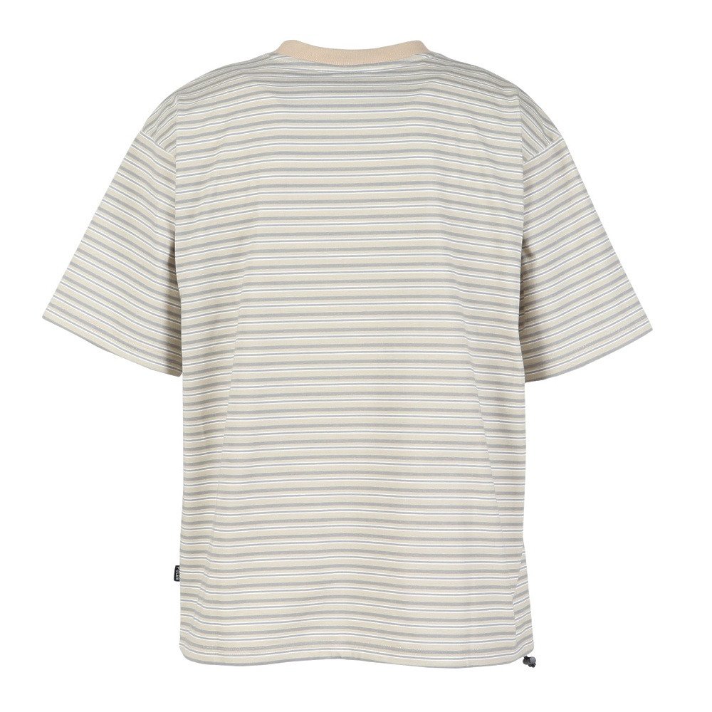 ポーラー（POLER）（メンズ）クールタッチ 90s STRIPE 半袖Tシャツ 261MCV0047-BEG