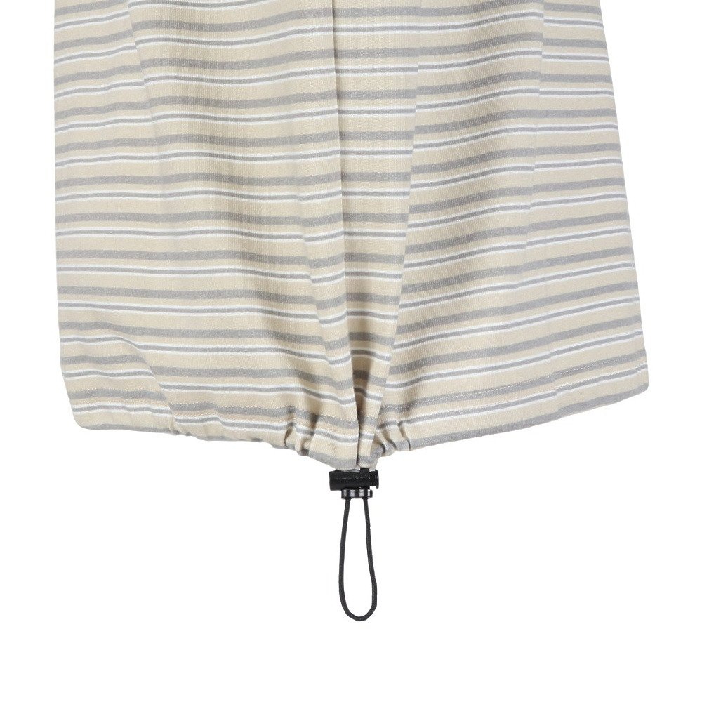 ポーラー（POLER）（メンズ）クールタッチ 90s STRIPE 半袖Tシャツ 261MCV0047-BEG