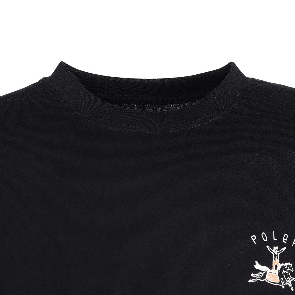 ポーラー（POLER）（メンズ）HORSE リラックス フィット Tシャツ 半袖 261MCV0061-BLK