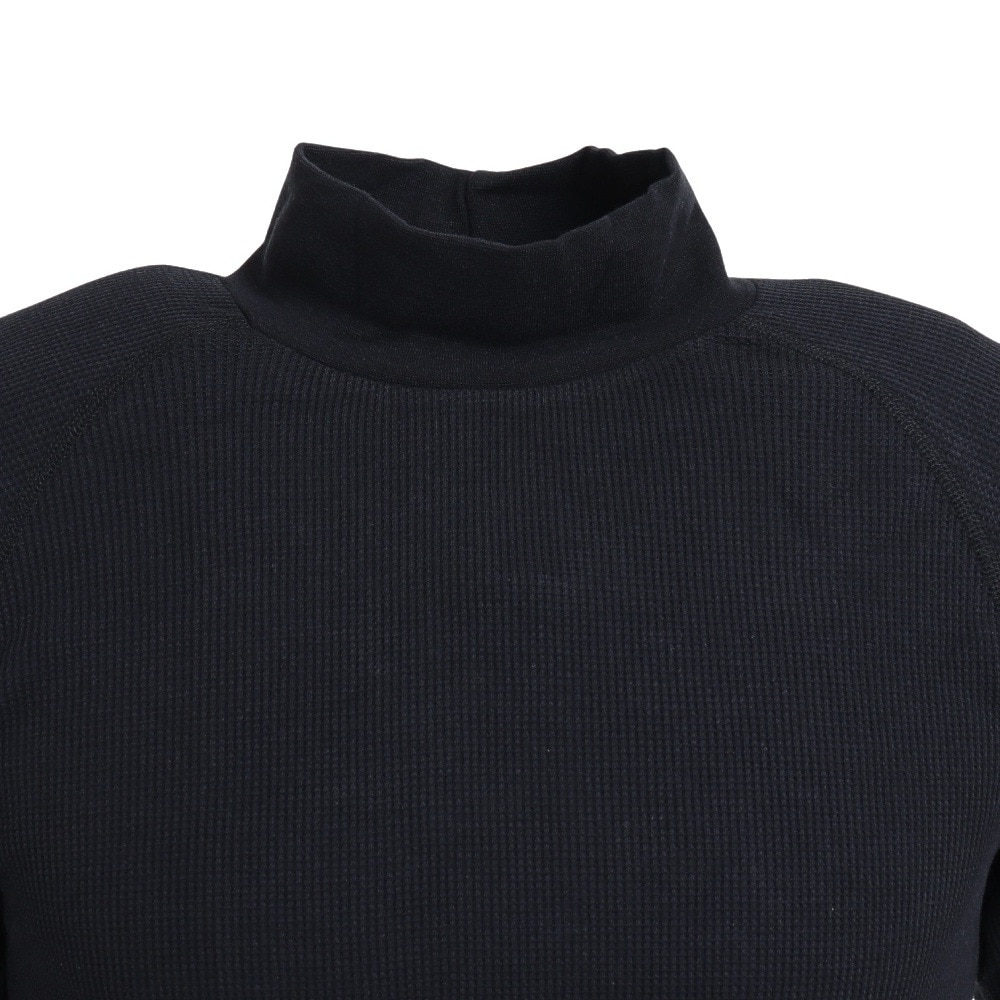 ヘインズ（Hanes）（メンズ）ウールブレンド モックネック サーマル HM4-U102 090