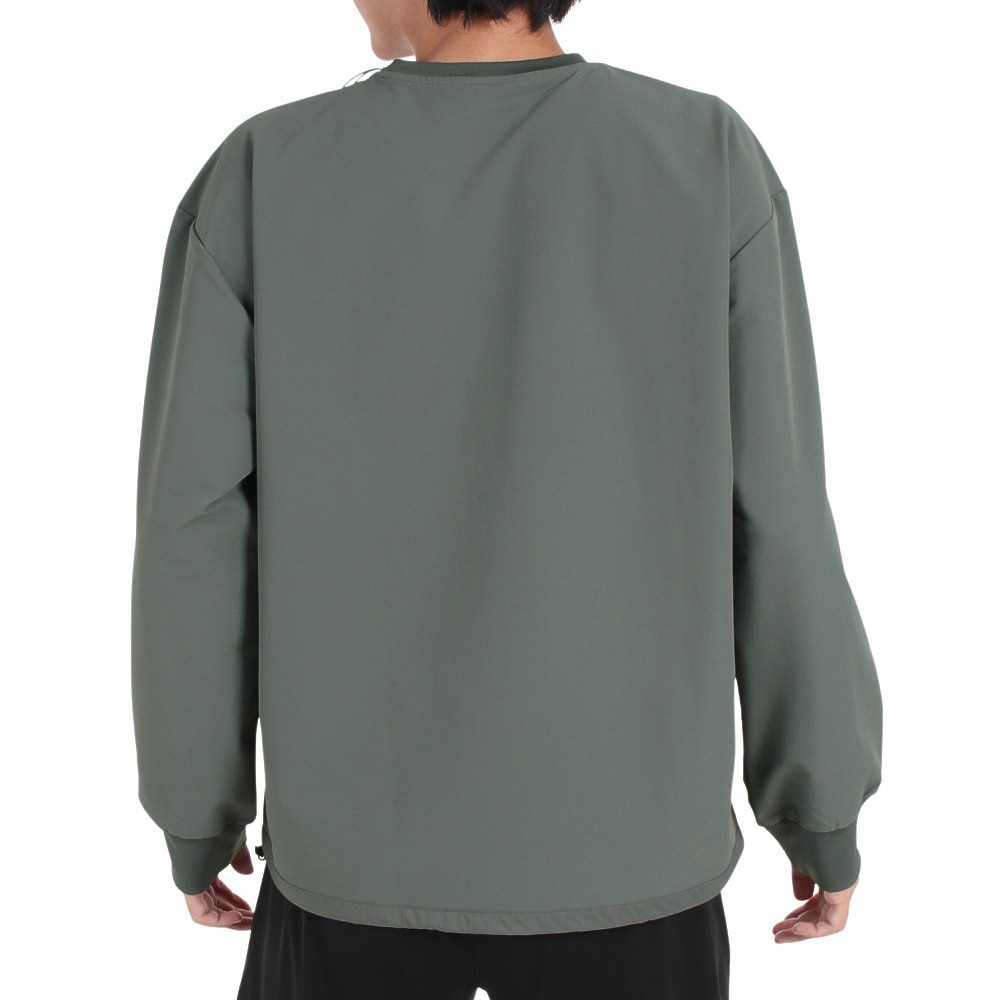 ジャックウルフスキン（JackWolfskin）（メンズ）長袖シャツ カットソー ASIA WANDERMOOD プルオーバー 5031921-4136 カーキ