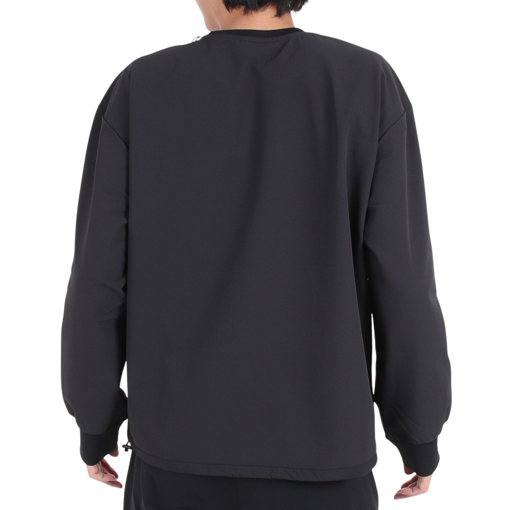 ジャックウルフスキン（JackWolfskin）（メンズ）長袖シャツ カットソー ASIA WANDERMOOD プルオーバー 5031921-6000 ブラック 撥水