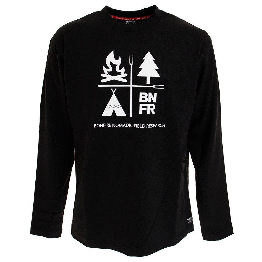  Tシャツ メンズ 長袖 NATURE 50BNF10FMP2069 BLK