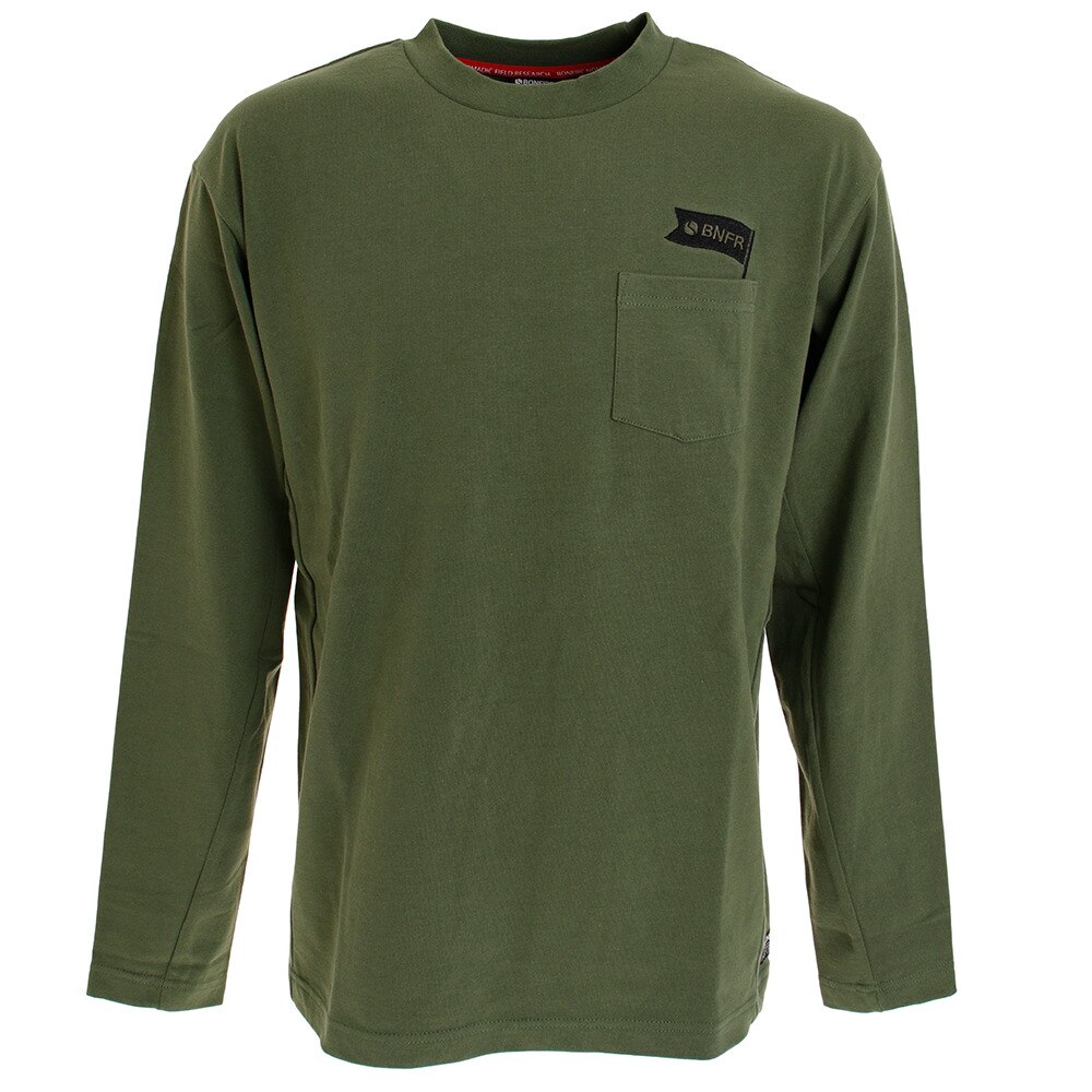  Tシャツ メンズ 長袖 ポケット付き 50BNF10FMP2070 OLV