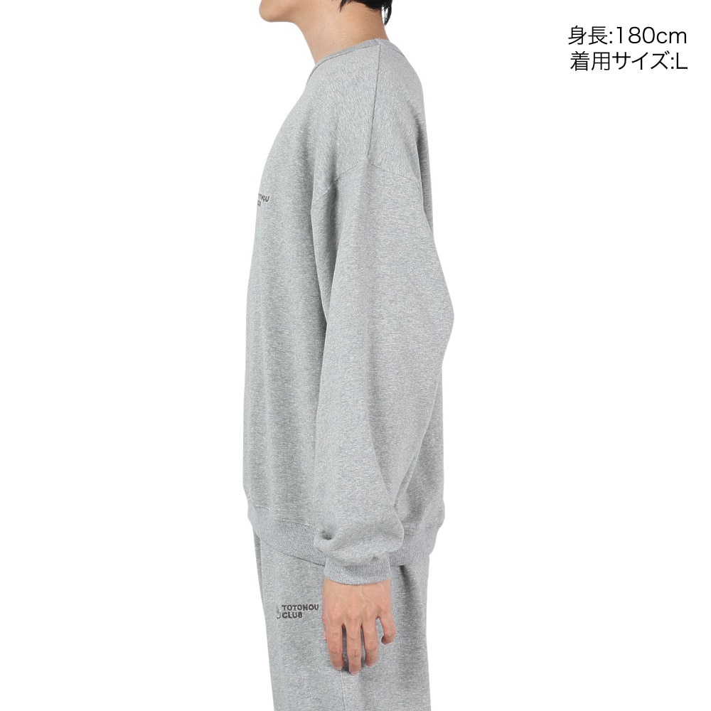 クリフメイヤー（KRIFF MAYER）（メンズ）スウェット 上下セット ストレッチ裏毛 TOTONOU CLUB サウナセットアップ 2337815-15:GRAY グレー 手ぬぐい付