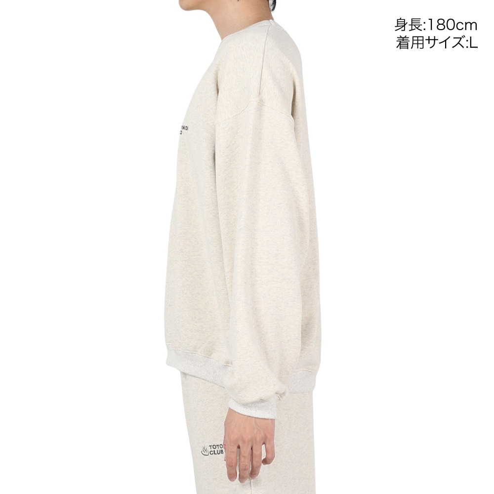 クリフメイヤー（KRIFF MAYER）（メンズ）スウェット 上下セット ストレッチ裏毛 TOTONOU CLUB サウナセットアップ 2337815-23:OATMEAL ホワイト 手ぬぐい付