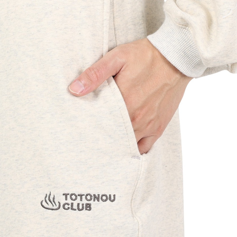 クリフメイヤー（KRIFF MAYER）（メンズ）スウェット 上下セット ストレッチ裏毛 TOTONOU CLUB サウナセットアップ 2337815-23:OATMEAL ホワイト 手ぬぐい付