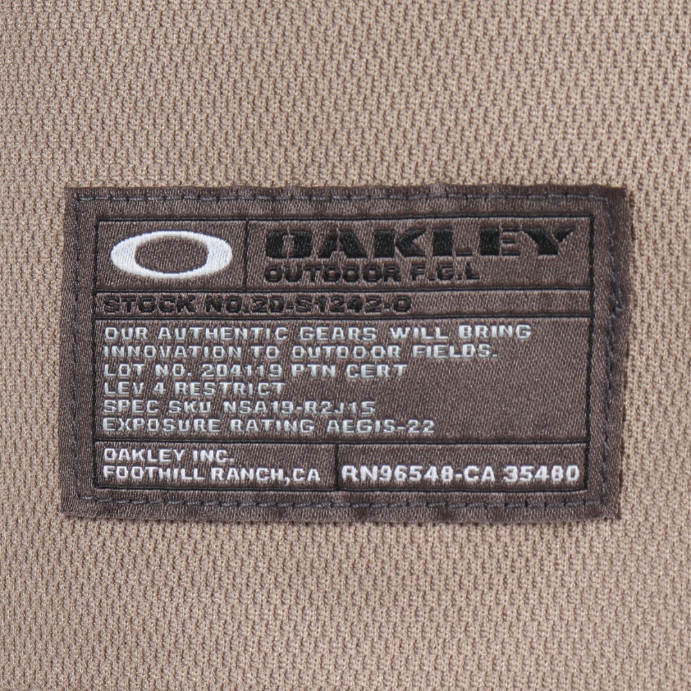 オークリー（OAKLEY）（メンズ）長袖 ロンT FGL TACTICAL LS Tee FOA408258-881 速乾 UVカット