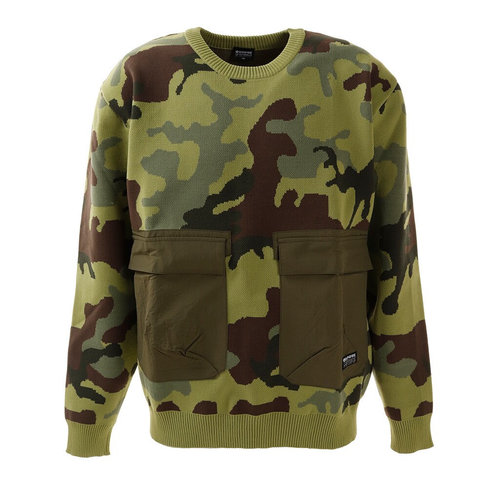 ニットクルー 50BNF0SHO2101 CAMO