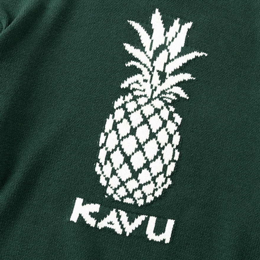 カブー（KAVU）（メンズ）パイナップルニット セーター 19821918 GRN