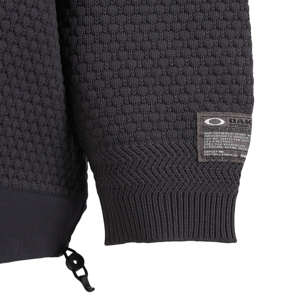 オークリー（OAKLEY）（メンズ）長袖 スウェット トレーナー Fgl Peak Sweater 5.7 FOA408267-01N 速乾 UVカット