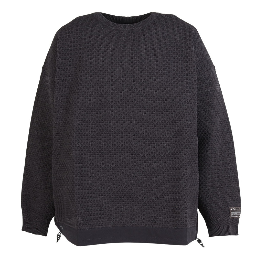 オークリー（OAKLEY）（メンズ）長袖 スウェット トレーナー Fgl Peak Sweater 5.7 FOA408267-01N 速乾 UVカット