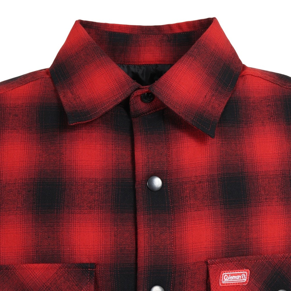 コールマン（Coleman）（メンズ）長袖シャツ チェックシャツ X9260A RED