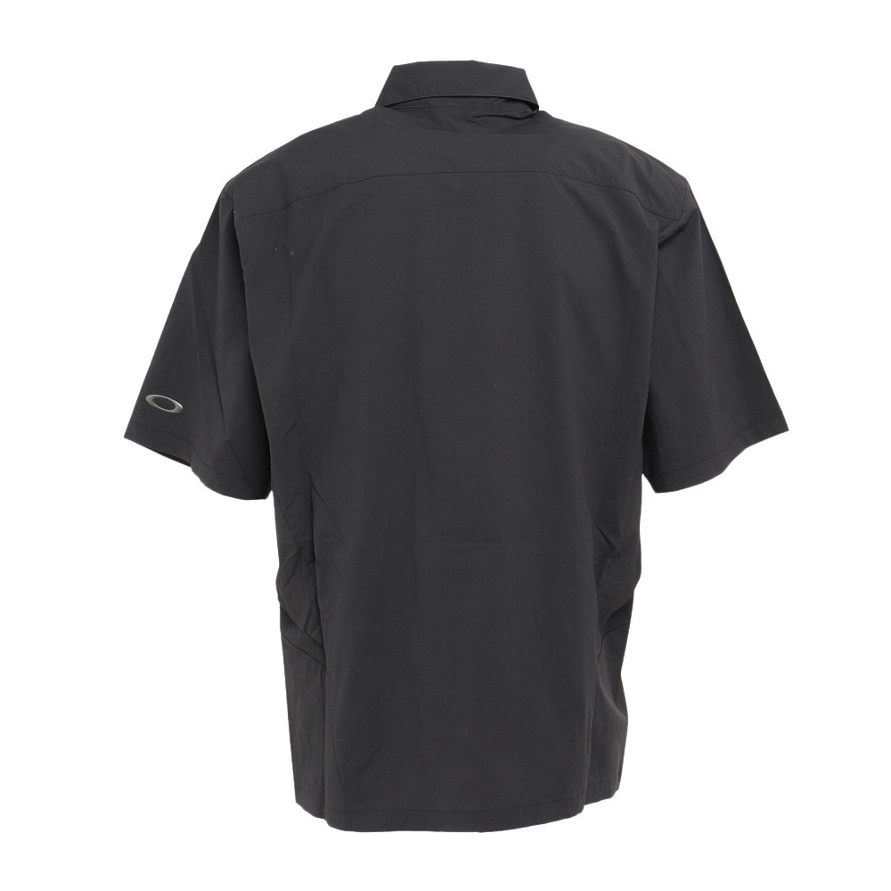 オークリー（OAKLEY）（メンズ）FGL NCPU AP SHIRTS 半袖シャツ FOA405158-02E ブラック はっ水 UVカット 軽量