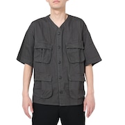 クリフメイヤー（KRIFF MAYER）（メンズ）カジュアルシャツ ファティーグベースボールシャツ 2244000-17:CHARCOAL チャコールグレー