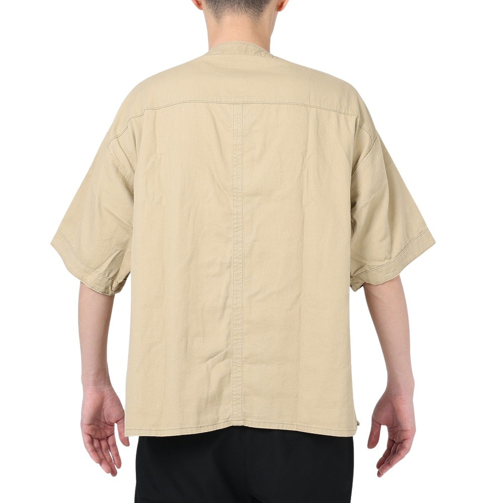 クリフメイヤー（KRIFF MAYER）（メンズ）カジュアルシャツ ファティーグベースボールシャツ 2244000-20:BEIGE ベージュ