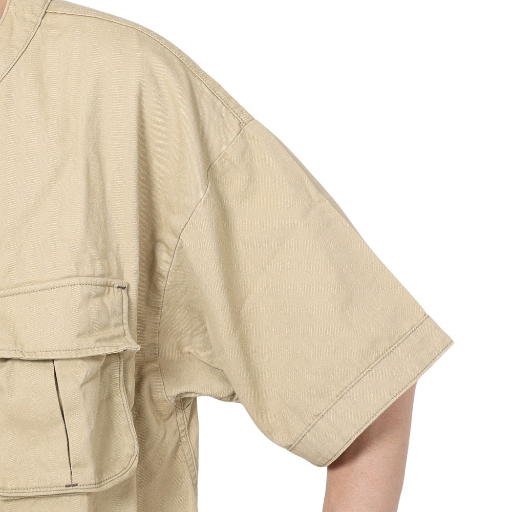 クリフメイヤー（KRIFF MAYER）（メンズ）カジュアルシャツ ファティーグベースボールシャツ 2244000-20:BEIGE ベージュ