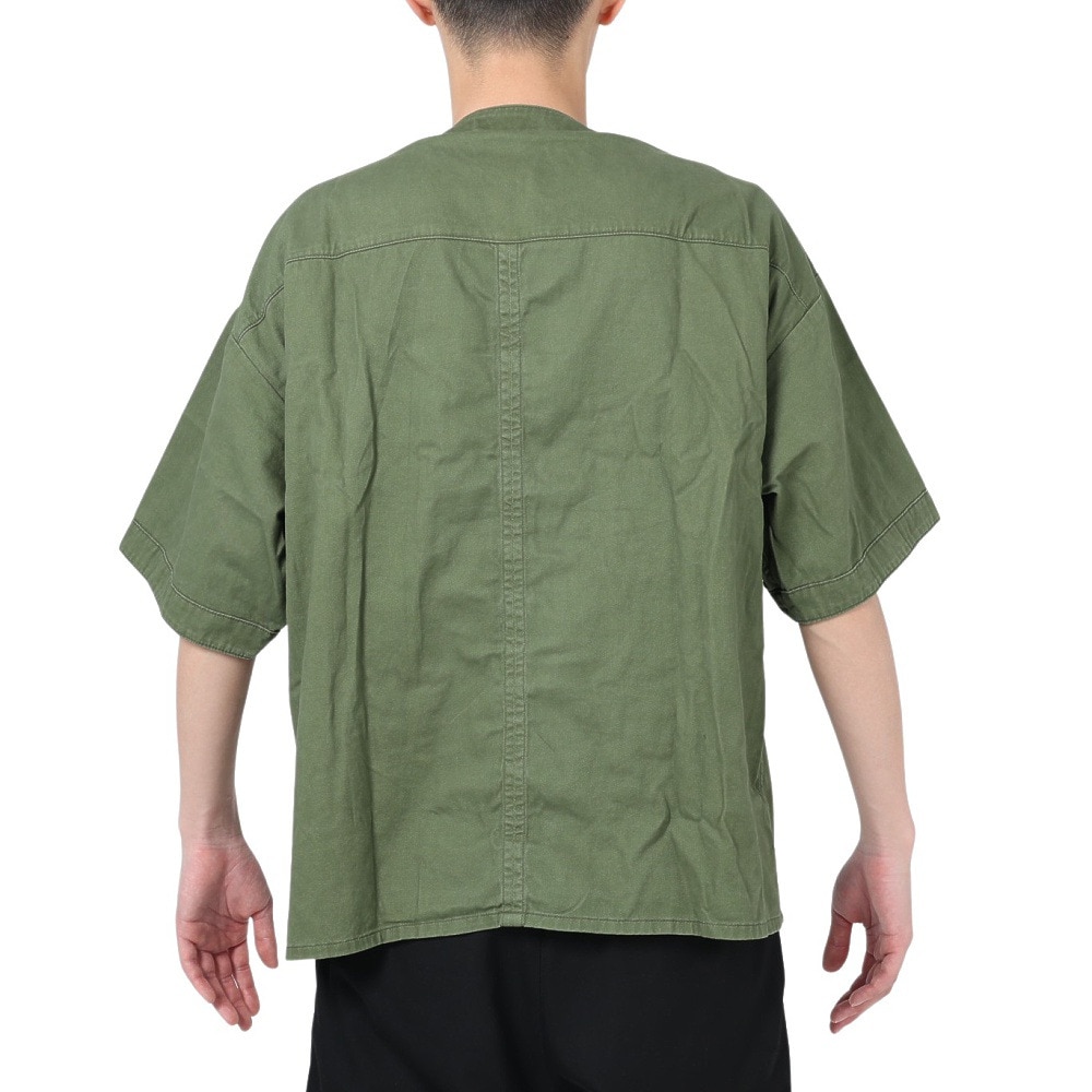 クリフメイヤー（KRIFF MAYER）（メンズ）カジュアルシャツ ファティーグベースボールシャツ 2244000-69:KHAKI カーキ