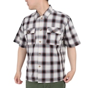 コールマン（Coleman）（メンズ）カジュアルシャツ チェック 半袖シャツ X9330A BEG ベージュ