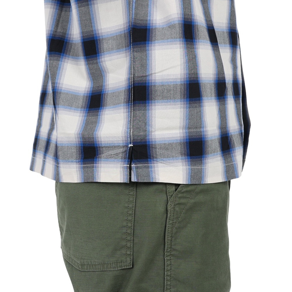コールマン（Coleman）（メンズ）カジュアルシャツ チェック 半袖シャツ X9330A BLU ブルー
