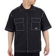 ニューバランス（new balance）（メンズ）カジュアルシャツ 半袖 MT1996 ショートスリーブシャツ AMT35011-BK ブラック