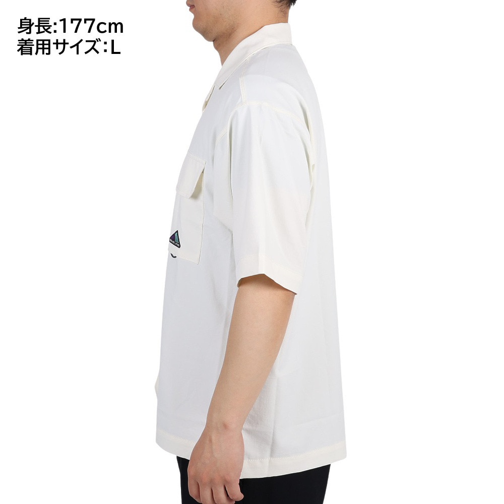 ニューバランス（new balance）（メンズ）カジュアルシャツ 半袖 MT1996 ショートスリーブシャツ AMT35011-SST ホワイト