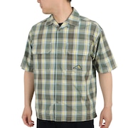 ニューバランス（new balance）（メンズ）カジュアルシャツ 半袖 MT1996 ショートスリーブシャツ AMT35096-DMO グリーン