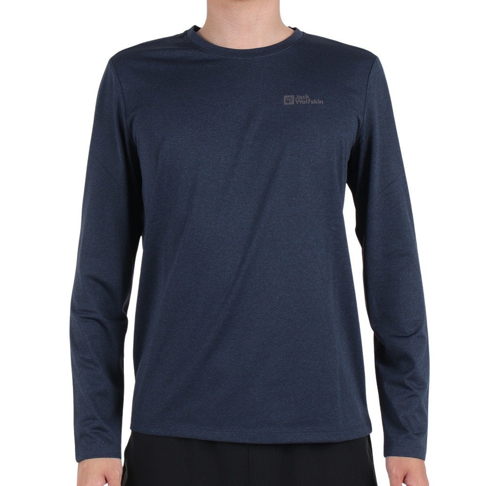ジャックウルフスキン（JackWolfskin）（メンズ）長袖Tシャツ ロンT ASIA SKY THERMAL 長袖Tシャツ M 5029092-1010 インディゴブルー