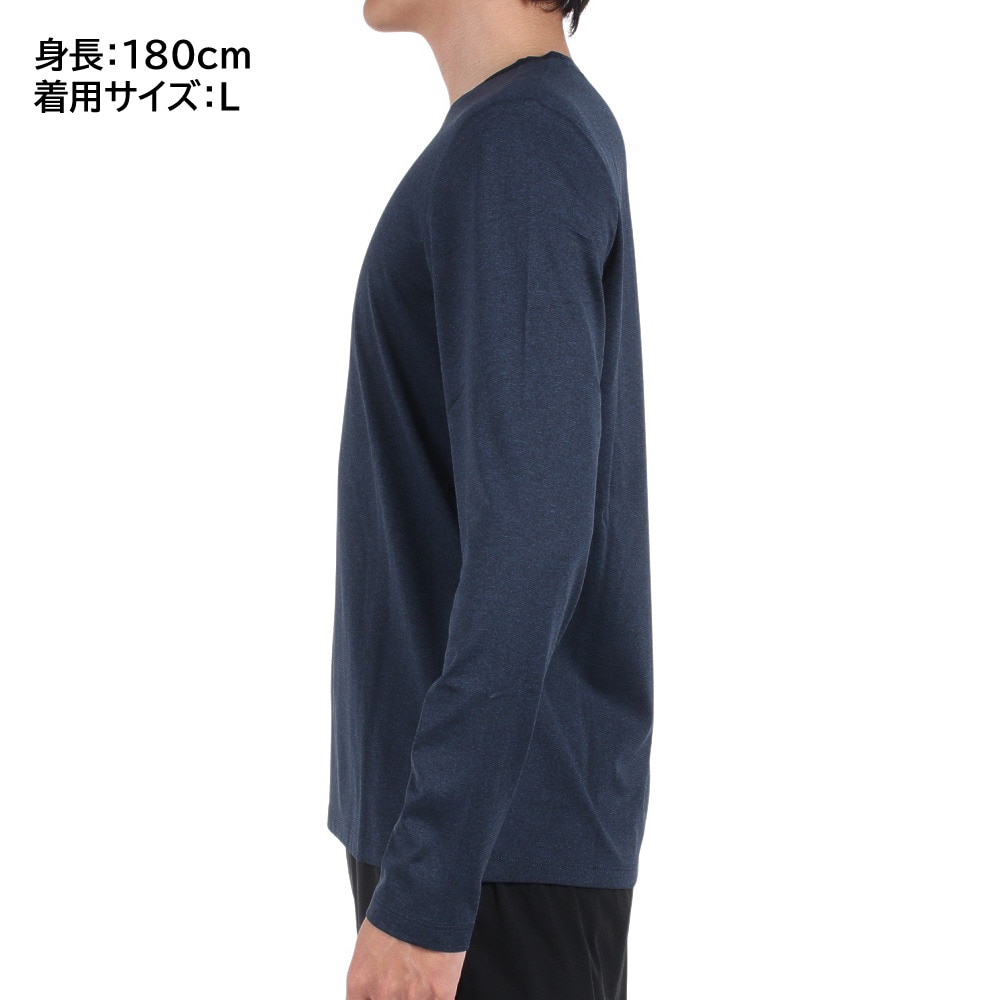 ジャックウルフスキン（JackWolfskin）（メンズ）長袖Tシャツ ロンT ASIA SKY THERMAL 長袖Tシャツ M 5029092-1010 インディゴブルー