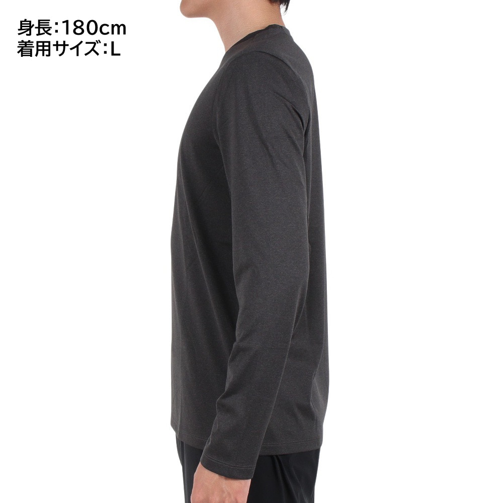 ジャックウルフスキン（JackWolfskin）（メンズ）長袖Tシャツ ロンT ASIA SKY THERMAL 長袖Tシャツ M 5029092-6000 ブラック