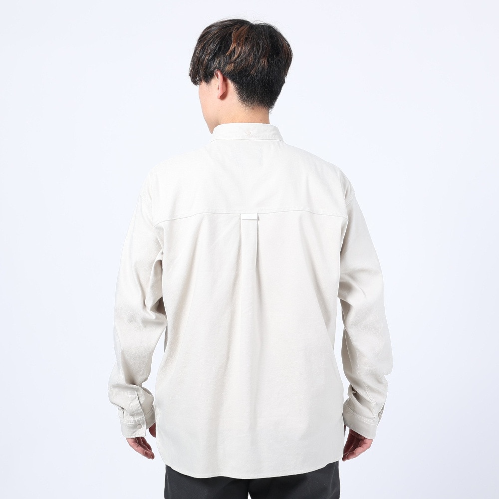 ニューバランス（new balance）（メンズ）カジュアルシャツ MT1996 テックフランネルボタンシャツ AMT35017TWF ベージュ