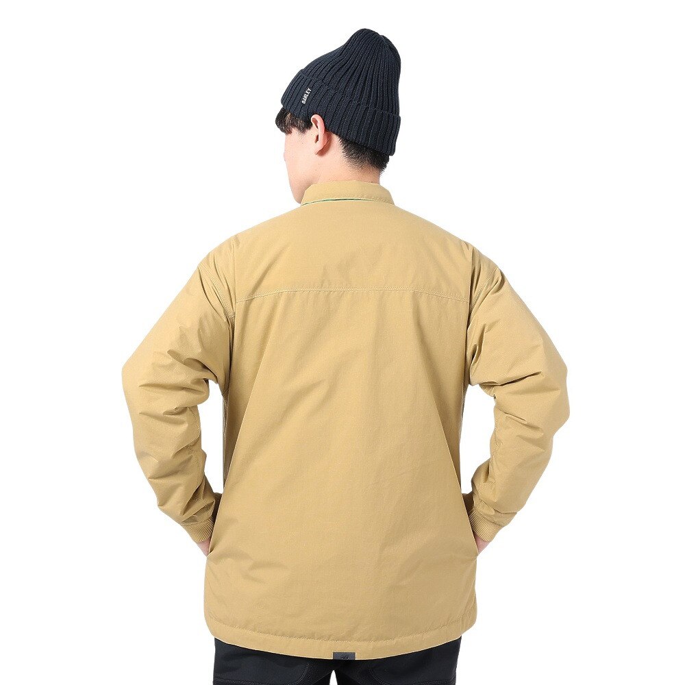ニューバランス（new balance）（メンズ）シャツジャケット MT1996 リバーシブル パテッドシャツ AMT35111BG4 ベージュ