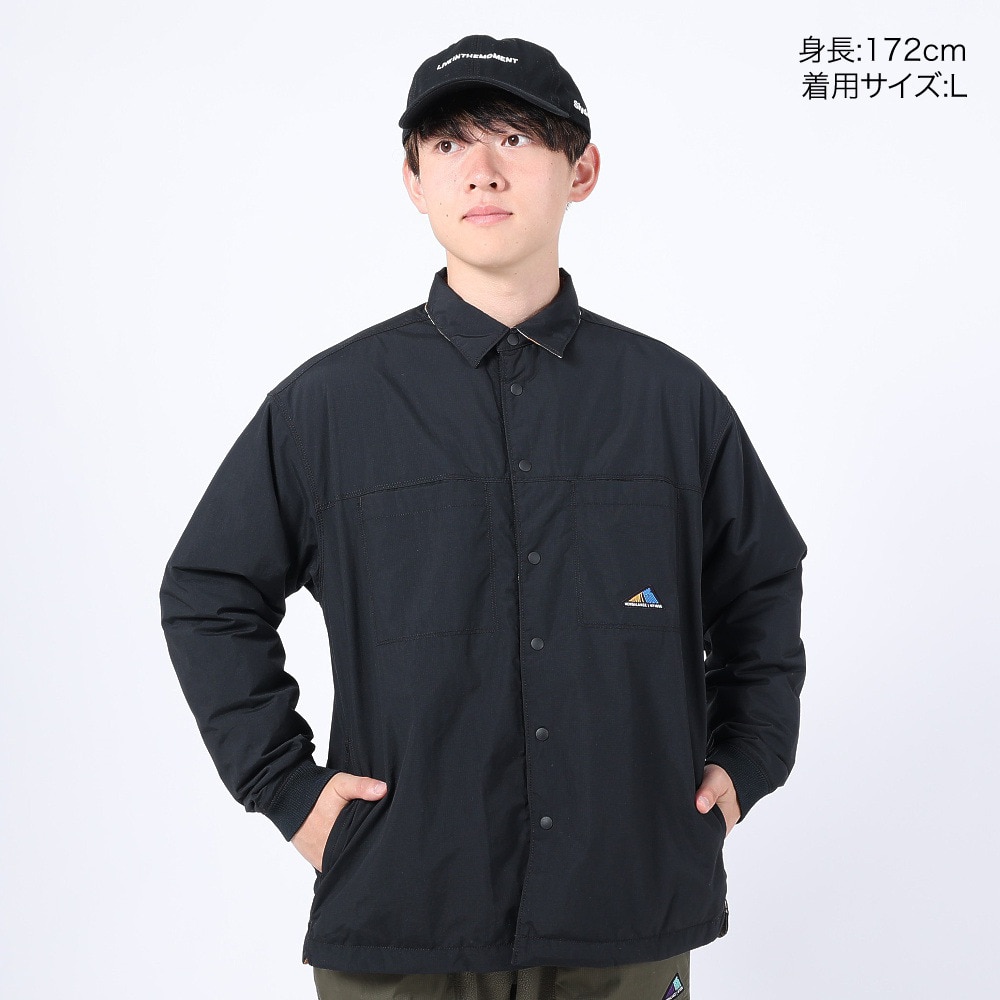 ニューバランス（new balance）（メンズ）シャツジャケット MT1996 リバーシブル パテッドシャツ AMT35111BK ブラック